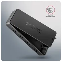 Axagon EEM2-20G NVMe-SSD-Gehäuse USB-C 3.2 20 Gbps 2230 - 2280 - schwarz Enceinte ssd Noir M.2 - 6