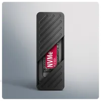 Axagon EEM2-20G NVMe-SSD-Gehäuse USB-C 3.2 20 Gbps 2230 - 2280 - schwarz Enceinte ssd Noir M.2 - 8