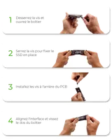 ICY BOX IB-1817M-C31 Enceinte ssd Gris M.2 - 4