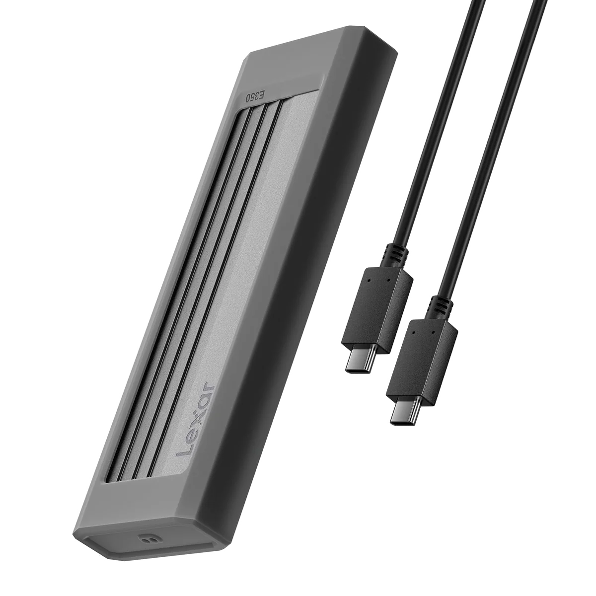 Boitier externe USB 3.2 Lexar E6 - NVMe M.2 Type 2280 (Argent)