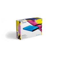 TooQ TQE-2527BL Boîtier de disques de stockage Boîtier HDD Noir, Bleu 2.5" - 8