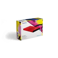 TooQ TQE-2527R Boîtier de disques de stockage Boîtier HDD Noir, Rouge 2.5" - 7