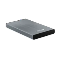 TooQ TQE-2527G Boîtier de disques de stockage Boîtier HDD Noir, Gris 2.5" - 1