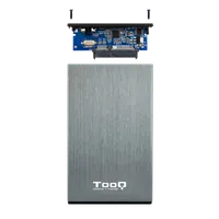 TooQ TQE-2527G Boîtier de disques de stockage Boîtier HDD Noir, Gris 2.5" - 4