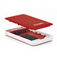 TooQ TQE-2528R Boîtier de disques de stockage Enceinte ssd Rouge 2.5" - 2