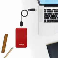 TooQ TQE-2528R Boîtier de disques de stockage Enceinte ssd Rouge 2.5" - 4