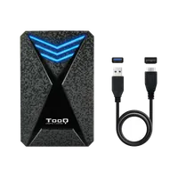 TooQ TQE-2550BL Boîtier de disques de stockage Boîtier disque dur/SSD Noir 2.5" - 5