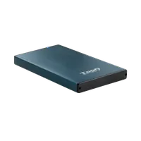 TooQ TQE-2527PB Boîtier de disques de stockage Boîtier HDD Noir, Marine 2.5" - 1