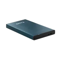 TooQ TQE-2527PB Boîtier de disques de stockage Boîtier HDD Noir, Marine 2.5" - 2
