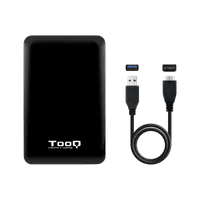 TooQ TQE-2538B Boîtier de disques de stockage Boîtier HDD Noir, Gris 2.5" - 5