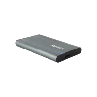 TooQ TQE-2503G Boîtier de disques de stockage Boîtier disque dur/SSD Gris 2.5" - 2