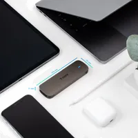 TooQ TQE-2202BR Boîtier de disques de stockage Enceinte ssd Marron M.2 - 2