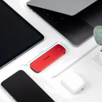 TooQ TQE-2201R Boîtier de disques de stockage Enceinte ssd Rouge M.2 - 2