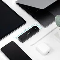 TooQ TQE-2201B Boîtier de disques de stockage Enceinte ssd Noir M.2 - 2