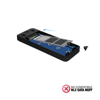 TooQ TQE-2280B Boîtier de disques de stockage Enceinte ssd Noir M.2 - 5