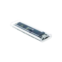 TooQ TQE-2200 Boîtier de disques de stockage Enceinte ssd Transparent M.2