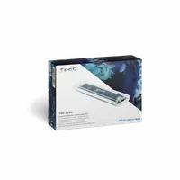 TooQ TQE-2200 Boîtier de disques de stockage Enceinte ssd Transparent M.2 - 3