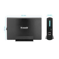 TooQ TQE-3531B Boîtier de disques de stockage Boîtier HDD Noir 3.5" - 5