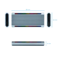 TooQ Shinobi Enceinte ssd Gris M.2 - 3