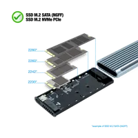 TooQ Shinobi Enceinte ssd Gris M.2 - 4