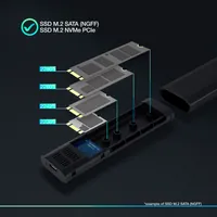 TooQ Shura Enceinte ssd Noir M.2 - 3