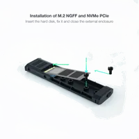 TooQ Shura Enceinte ssd Noir M.2 - 5