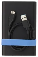 Verbatim Store'N'Go Enclosure Kit Boîtier disque dur/SSD Noir, Bleu 2.5" - 10