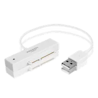 Axagon ADSA-1S Boîtier de disques de stockage Boîtier disque dur/SSD Blanc 2.5" - 2