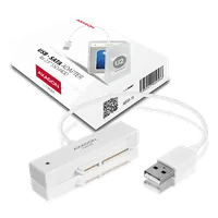 Axagon ADSA-1S Boîtier de disques de stockage Boîtier disque dur/SSD Blanc 2.5" - 6