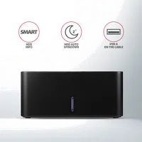 Axagon ADSA-SN Station d'accueil de disques de stockage USB 3.2 Gen 1 (3.1 Gen 1) Type-A Noir - 6
