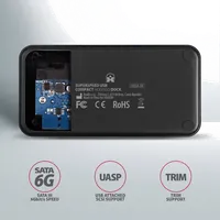 Axagon ADSA-SN Station d'accueil de disques de stockage USB 3.2 Gen 1 (3.1 Gen 1) Type-A Noir - 7