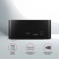 Axagon ADSA-SN Station d'accueil de disques de stockage USB 3.2 Gen 1 (3.1 Gen 1) Type-A Noir - 9