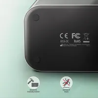 Axagon ADSA-DC Station d'accueil de disques de stockage USB 3.2 Gen 1 (3.1 Gen 1) Type-A Gris - 8