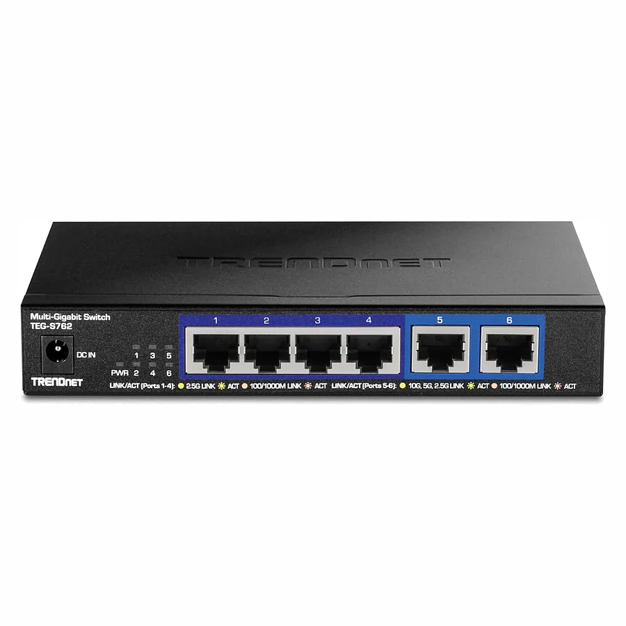 Switch réseau ethernet 10Gb/s Trendnet TEG-S762 - 6 ports