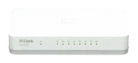 D-Link GO-SW-8G/E commutateur réseau Non-géré Gigabit Ethernet (10/100/1000) Blanc - 1