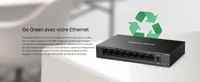 Switch réseau Ethernet Gigabit Mercusys MS108G - 8 ports - 3