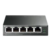 TP-Link TL-SG105PE commutateur réseau Géré L2 Gigabit Ethernet (10/100/1000) Connexion Ethernet, supportant l'alimentation via ce port (PoE) Noir