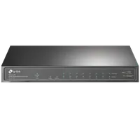 TP-Link TL-SG1210P commutateur réseau Non-géré Gigabit Ethernet (10/100/1000) Connexion Ethernet, supportant l'alimentation via ce port (PoE) Gris