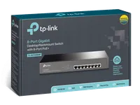 TP-Link TL-SG1008MP Non-géré Gigabit Ethernet (10/100/1000) Connexion Ethernet, supportant l'alimentation via ce port (PoE) 1U Noir - 4