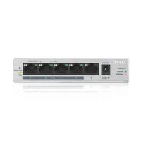 Zyxel GS1005HP Non-géré Gigabit Ethernet (10/100/1000) Connexion Ethernet, supportant l'alimentation via ce port (PoE) Argent - 2