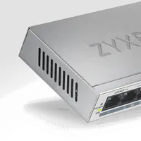 Zyxel GS1005HP Non-géré Gigabit Ethernet (10/100/1000) Connexion Ethernet, supportant l'alimentation via ce port (PoE) Argent - 8