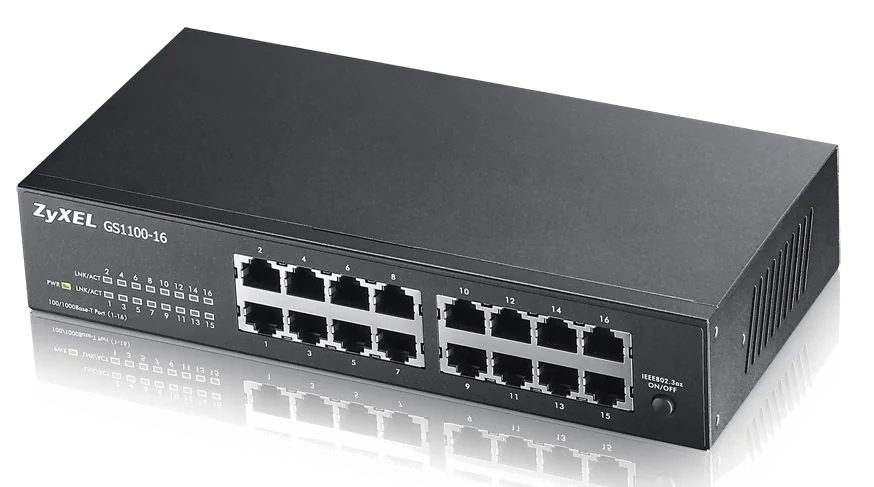Zyxel GS1100-16 Non-géré Gigabit Ethernet (10/100/1000)