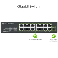 Zyxel GS1100-16 Non-géré Gigabit Ethernet (10/100/1000) - 6