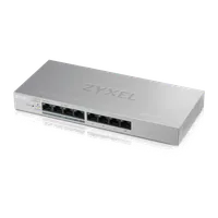 Zyxel GS1200-8HP v2 Géré Gigabit Ethernet (10/100/1000) Connexion Ethernet, supportant l'alimentation via ce port (PoE) Gris
