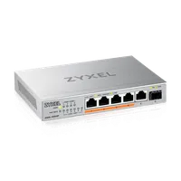 Zyxel XMG-105HP Non-géré 2.5G Ethernet (100/1000/2500) Connexion Ethernet, supportant l'alimentation via ce port (PoE) Argent