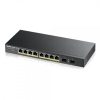 Zyxel GS1900-8HP v3 PoE Géré L2 Gigabit Ethernet (10/100/1000) Connexion Ethernet, supportant l'alimentation via ce port (PoE) Noir