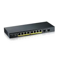 Zyxel GS1900-10HP Géré L2 Gigabit Ethernet (10/100/1000) Connexion Ethernet, supportant l'alimentation via ce port (PoE) Noir - 2