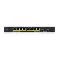 Zyxel GS1900-10HP Géré L2 Gigabit Ethernet (10/100/1000) Connexion Ethernet, supportant l'alimentation via ce port (PoE) Noir - 3
