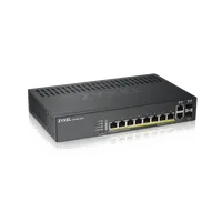 Zyxel GS1920-8HPV2 Géré Gigabit Ethernet (10/100/1000) Connexion Ethernet, supportant l'alimentation via ce port (PoE) Noir