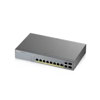 Zyxel GS1350-12HP-EU0101F commutateur réseau Géré L2 Gigabit Ethernet (10/100/1000) Connexion Ethernet, supportant l'alimentation via ce port (PoE) Gris - 3